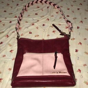 Red & pink Mia k farrow shoulder bag